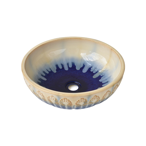 Chậu lavabo mỹ thuật bằng gốm sứ Kanly SU127
