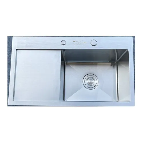 Chậu rửa bát inox 1 hố có bàn chờ trái Kagol K7040BT