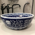 Chậu lavabo đặt bàn sứ mỹ thuật Kanly SU120