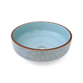 Chậu lavabo mỹ thuật bằng sứ Kanly SU111