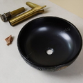 Chậu lavabo mỹ thuật bằng sứ Kanly SU142