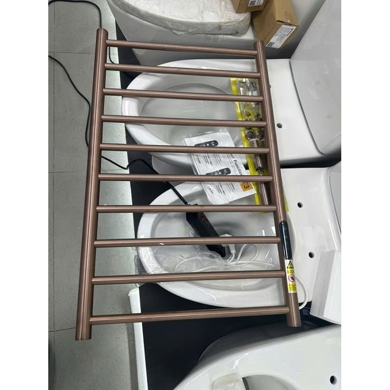 Giàn sấy khăn màu vàng hồng Rose Gold sử dụng Wifi Miken 9042 Wifi