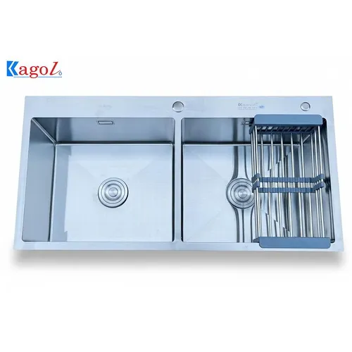 Chậu rửa bát inox 2 hố cân Kagol K10050
