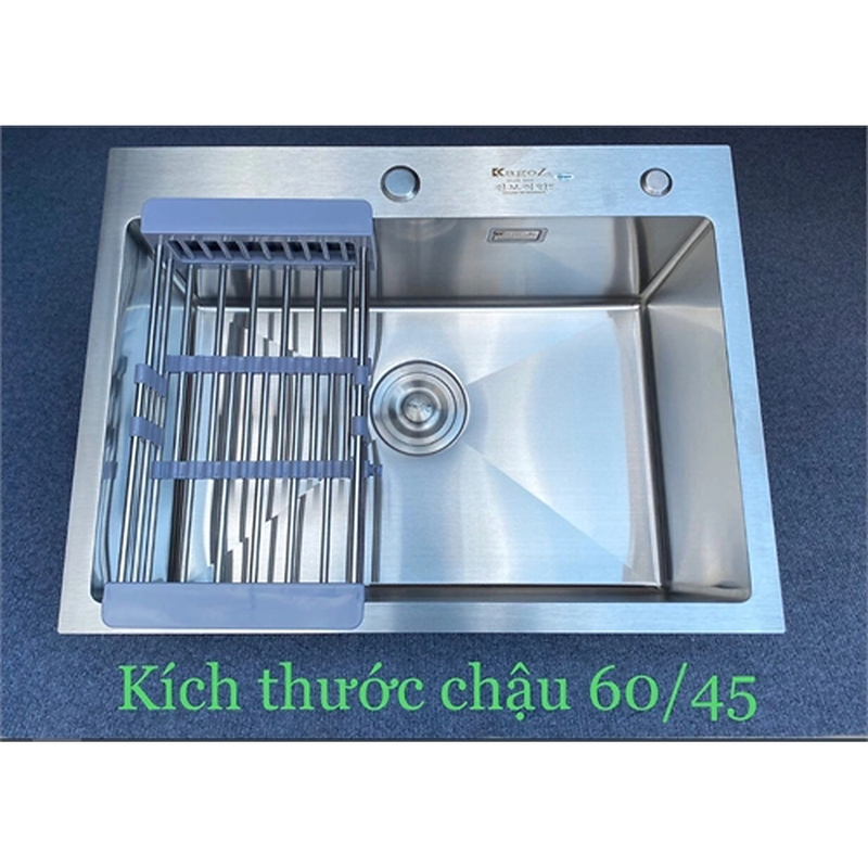 Chậu rửa bát inox 1 hố Inox 304 Kagol K6045 304