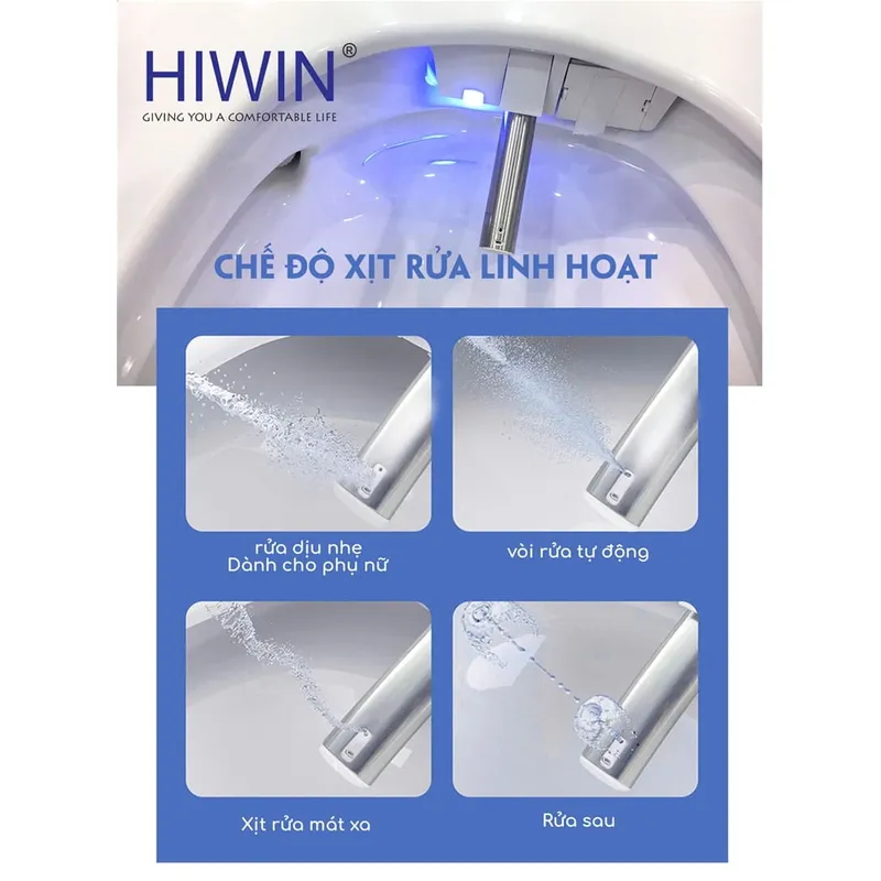Bồn cầu thông minh cao cấp Hiwin MT-888