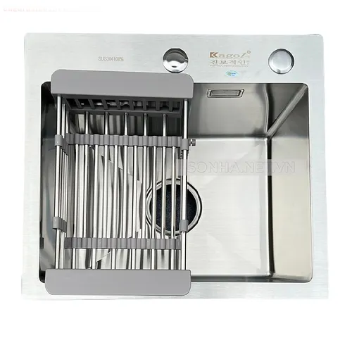 Chậu rửa bát 1 hố Inox 304 Kagol K4540 304