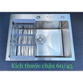 Chậu rửa bát inox 1 hố Inox 304 Kagol K6045 304