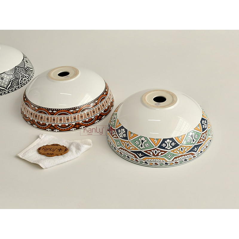 Chậu sứ mỹ thuật Kanly SU714