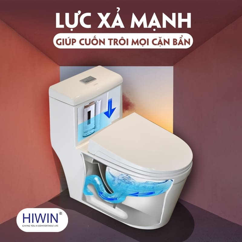 Bồn cầu nguyên khối cao cấp HIWIN MT-2216