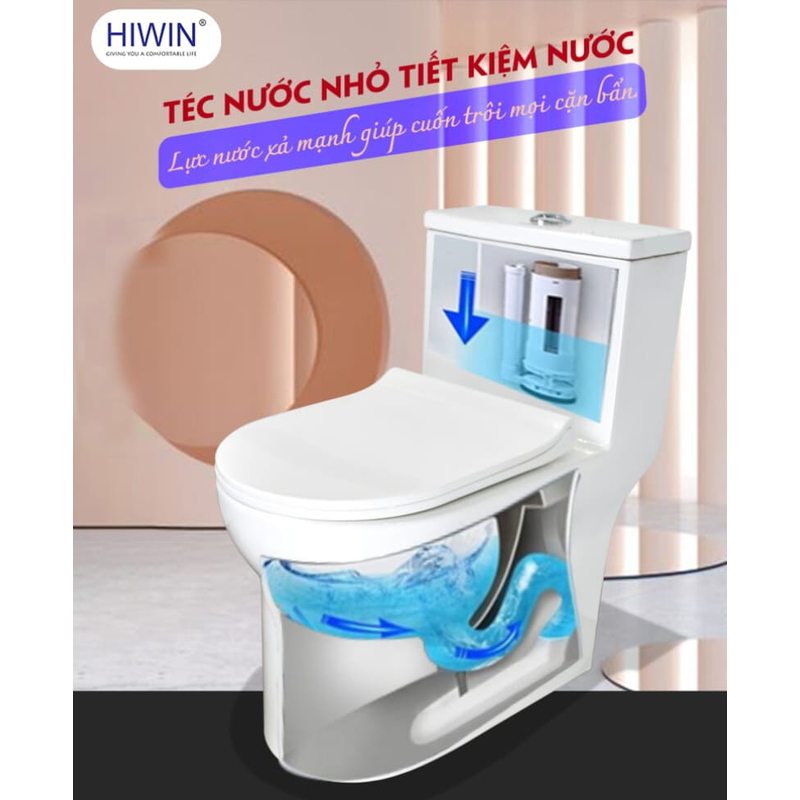 Bồn cầu nguyên khối cao cấp HIWIN MT-5015