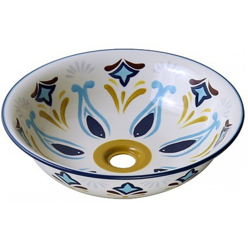 Chậu lavabo đặt bàn sứ mỹ thuật Kanly SU403