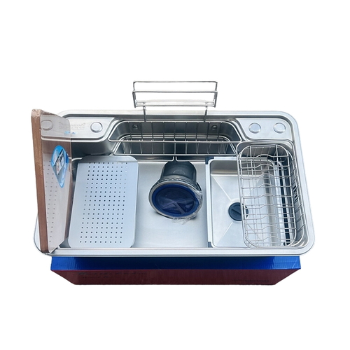 Chậu rửa bát inox 304 vân sần 1 hố Kagol K7848 N304