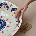 Chậu lavabo đặt bàn sứ mỹ thuật Kanly SU405