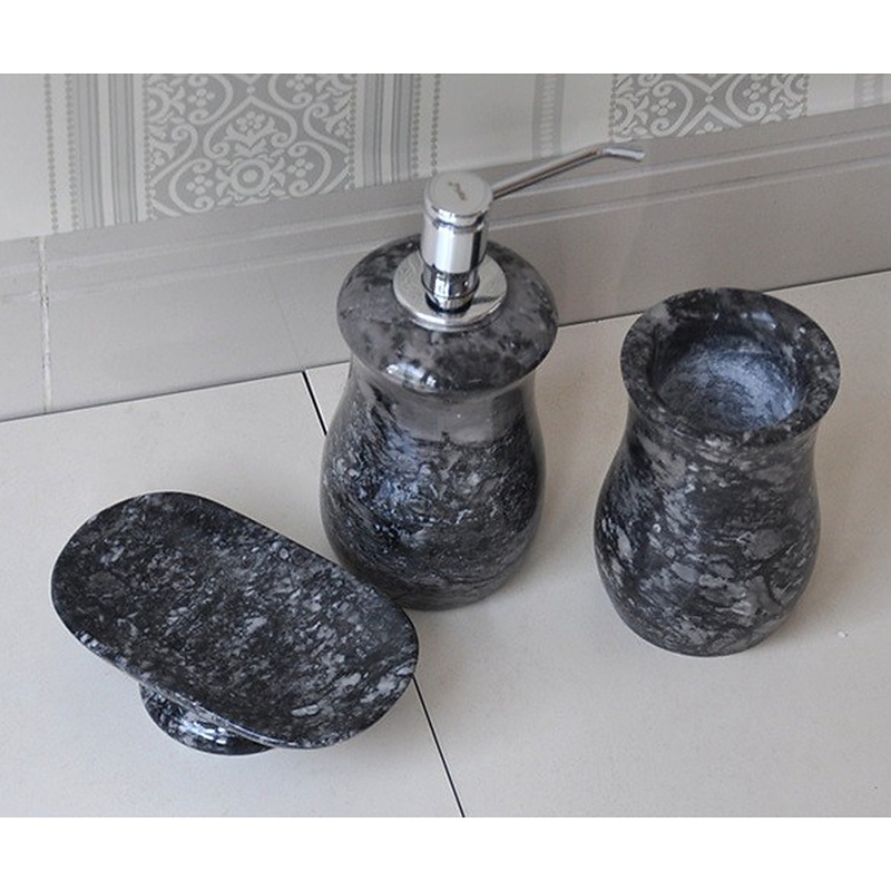 Bộ Lọ Đựng Xà Phòng Bằng Đá Kanly PK02