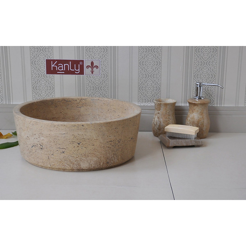 Bộ Lọ Đựng Xà Phòng Bằng Đá Kanly PK04