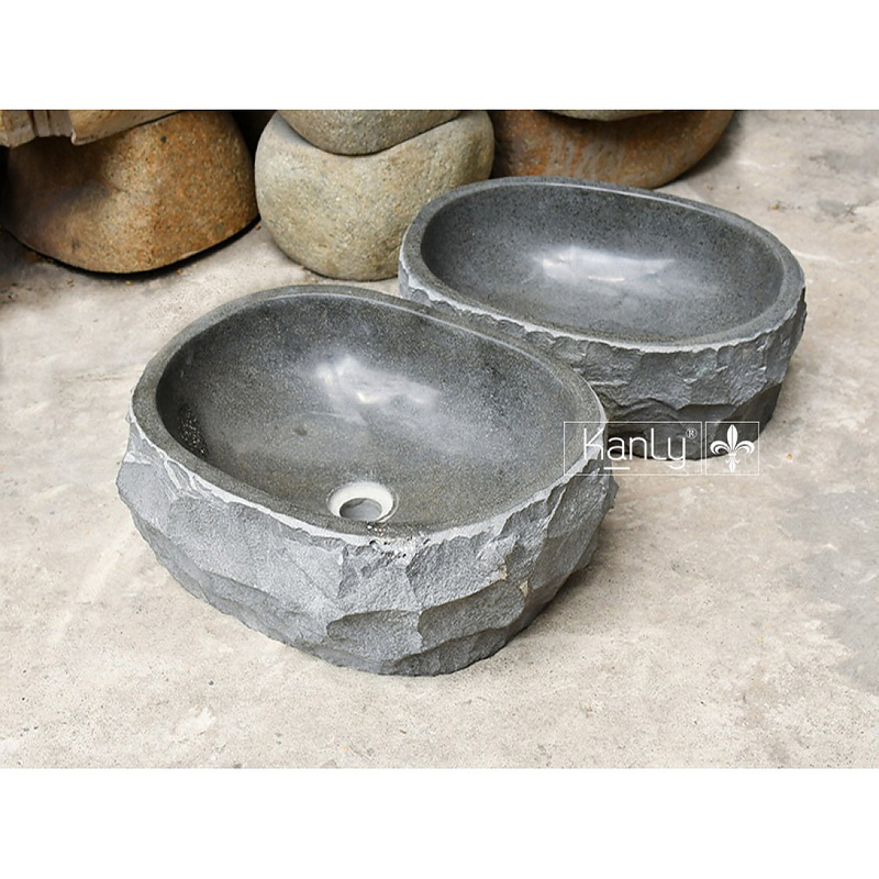 Chậu lavabo đá bazan Kanly MAR15BZ