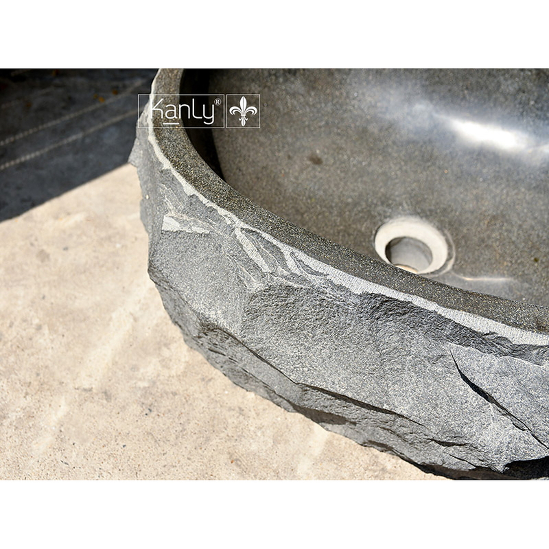 Chậu lavabo đá bazan Kanly MAR15BZ