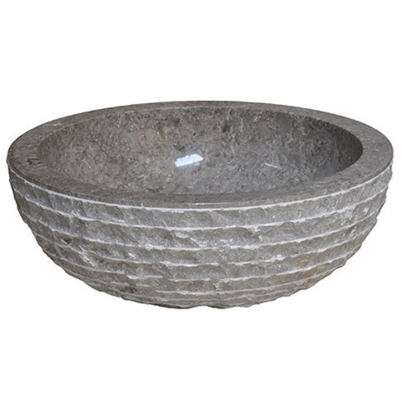 Chậu lavabo đặt bàn đá Marble tự nhiên Kanly MAR14Bi