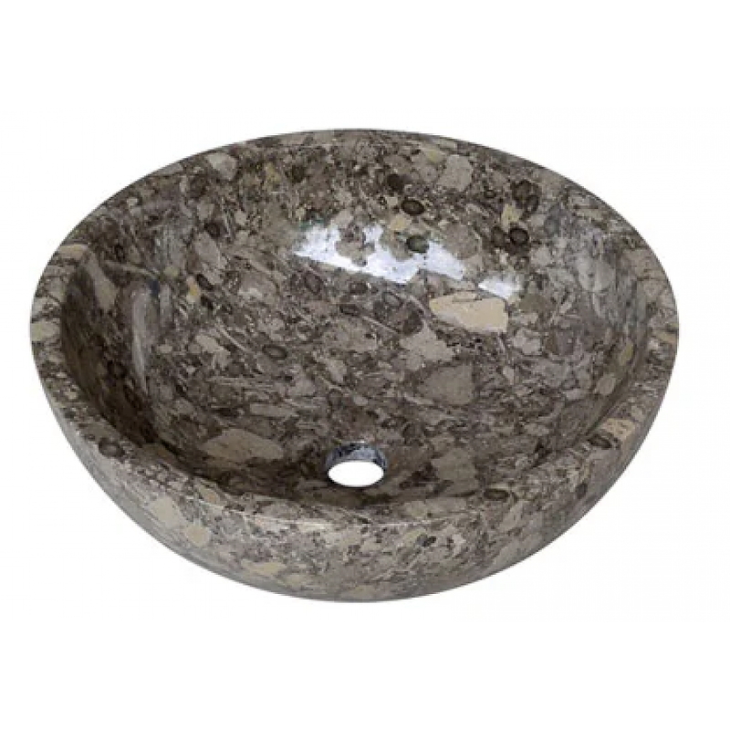Chậu lavabo đặt bàn đá Marble tự nhiên Kanly MAR14i