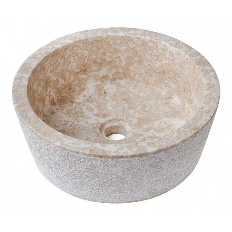 Chậu lavabo đặt bàn đá Marble tự nhiên Kanly MAR7E1i