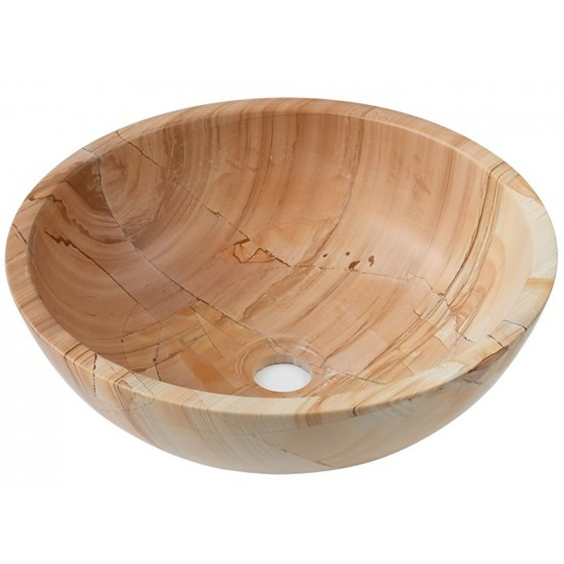 Chậu lavabo đặt bàn đá tự nhiên Kanly MAR13N