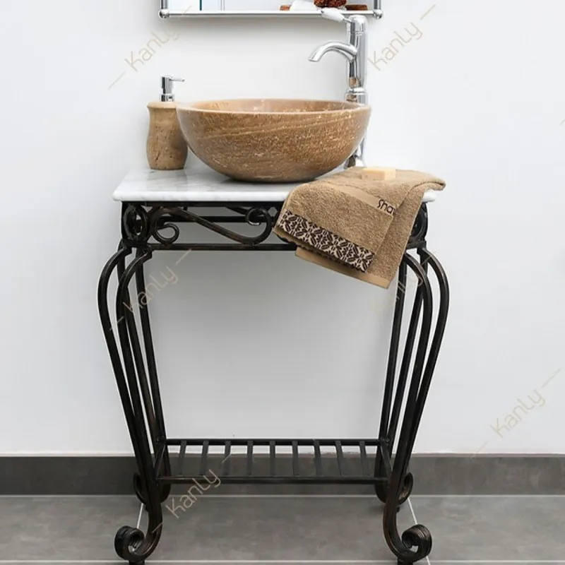 Chậu lavabo đặt bàn đá tự nhiên Kanly ONY19i