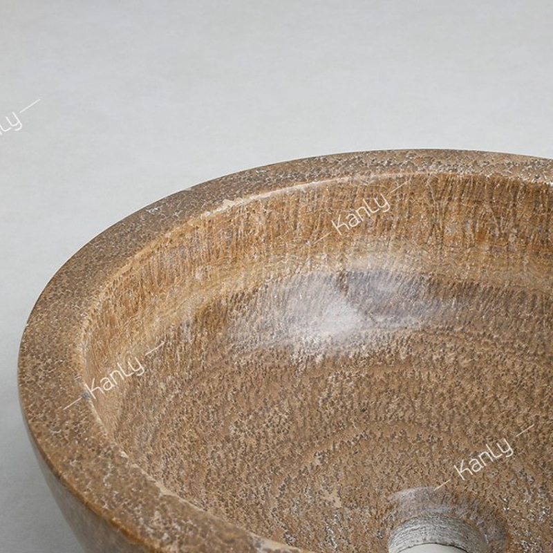 Chậu lavabo đặt bàn đá tự nhiên Kanly ONY19i