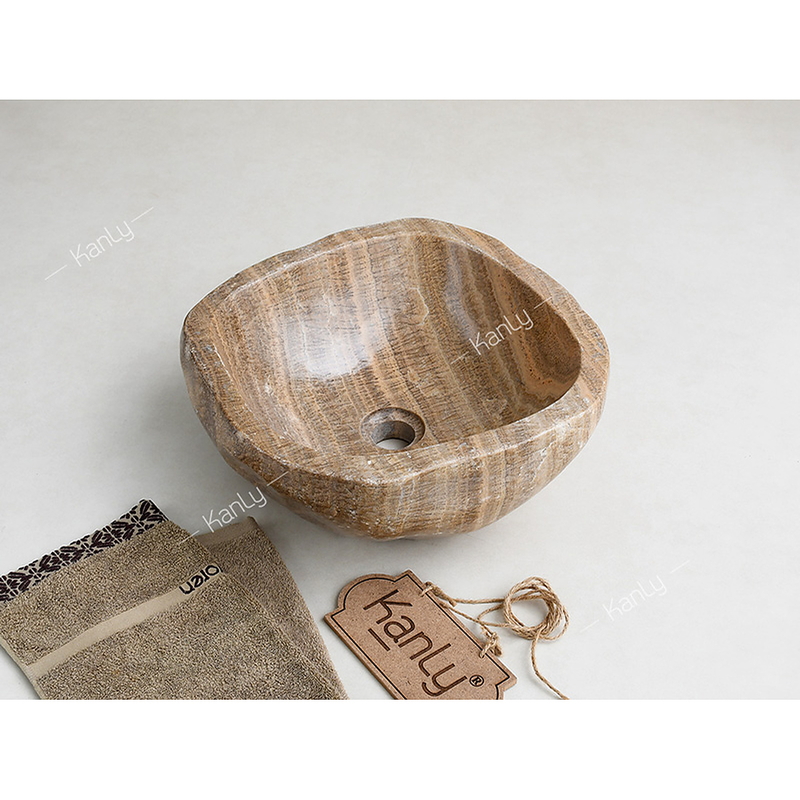 Chậu lavabo đặt bàn đá tự nhiên Kanly ONY59i