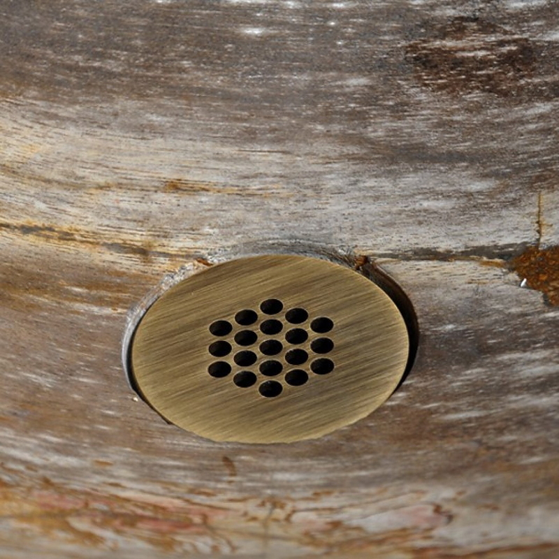 Chậu lavabo đặt bàn gỗ hóa thạch Kanly WDM04i