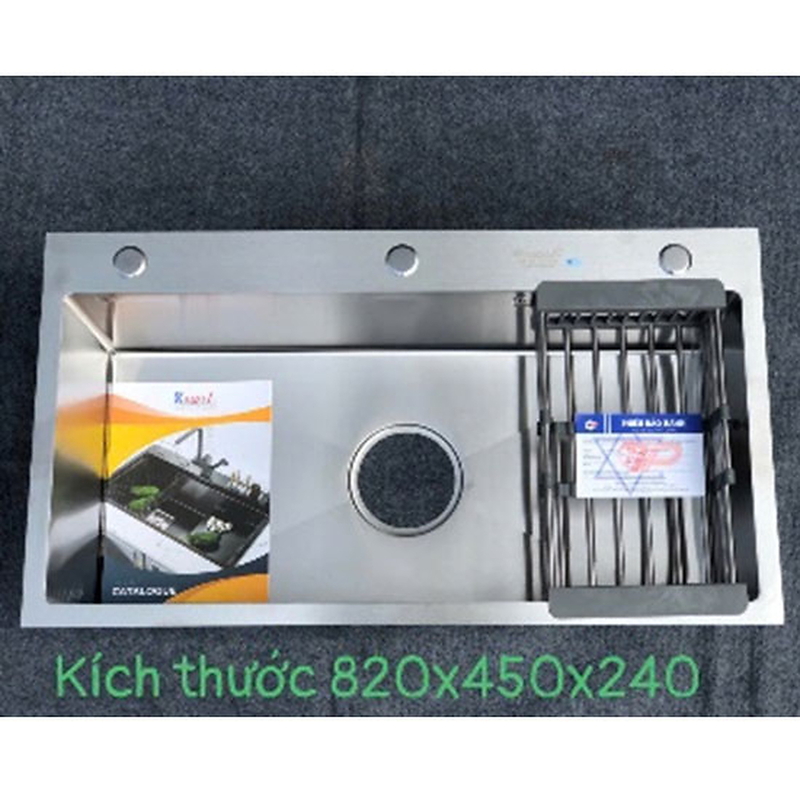 Chậu rửa bát inox 304 1 hố Kagol K8245 304