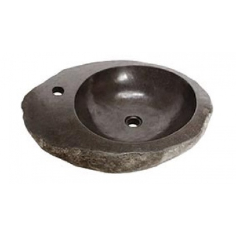 Chậu Rửa Mặt Đặt Bàn Đá Cuội Kanly MAR15Hi