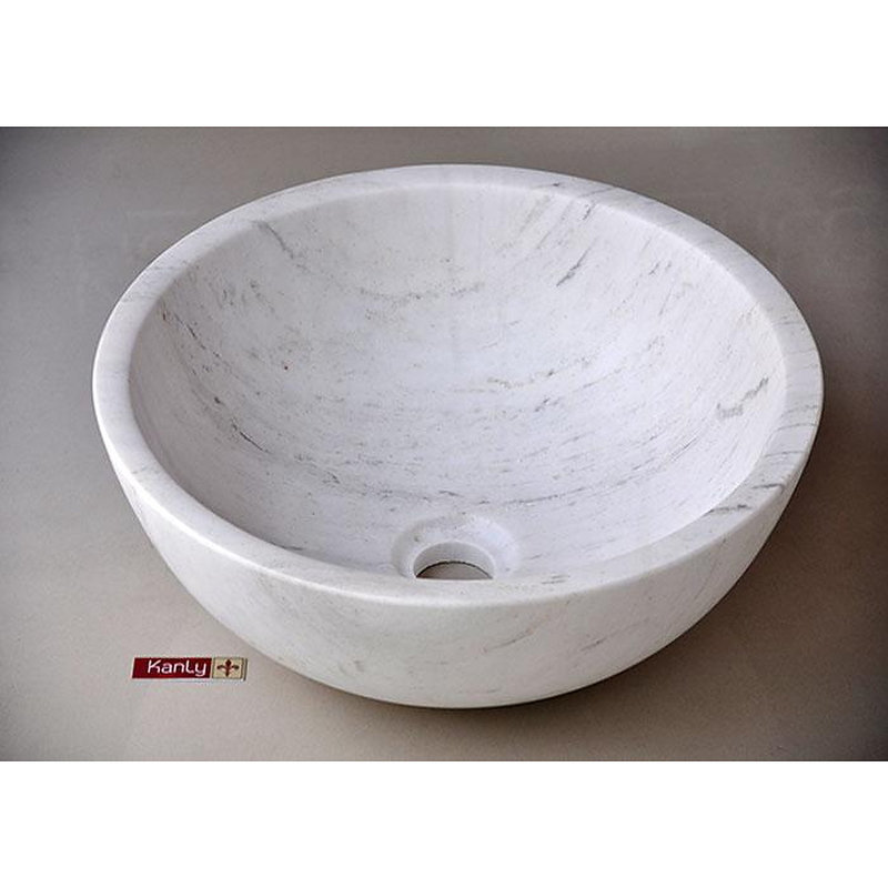 Chậu Rửa Mặt Đặt Bàn Đá Tự Nhiên Kanly MAR13V