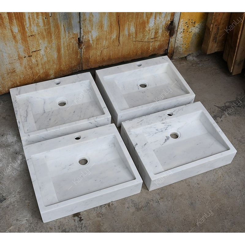 Chậu Rửa Mặt Đặt Bàn Đá Tự Nhiên Kanly MAR23V