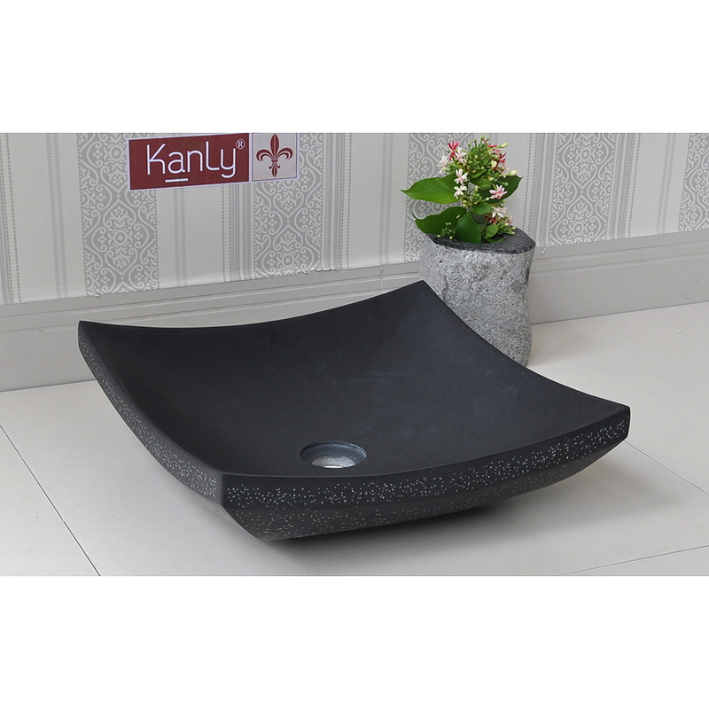 Chậu Rửa Mặt Đặt Bàn Đá Tự Nhiên Kanly MAR32V