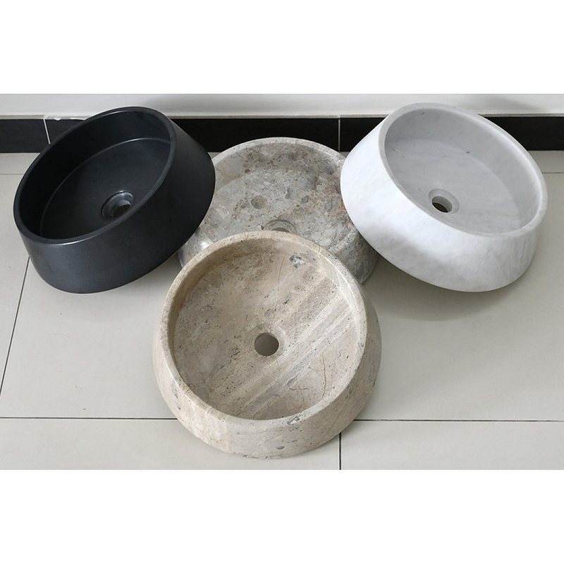 Chậu Rửa Mặt Đặt Bàn Đá Tự Nhiên Kanly MAR43V