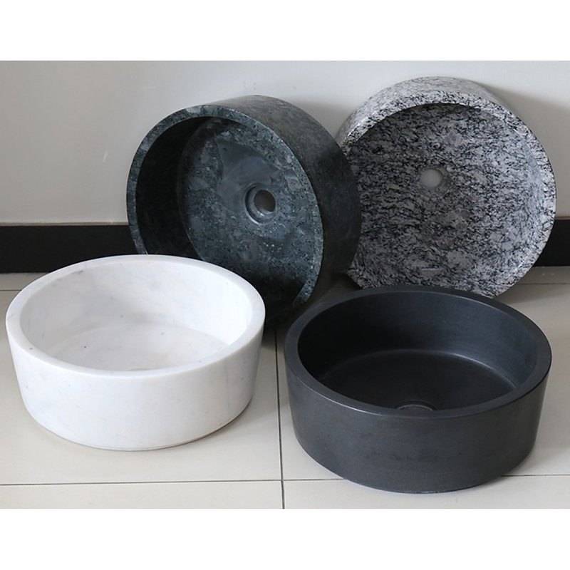 Chậu Rửa Mặt Đặt Bàn Đá Tự Nhiên Kanly MAR7E2