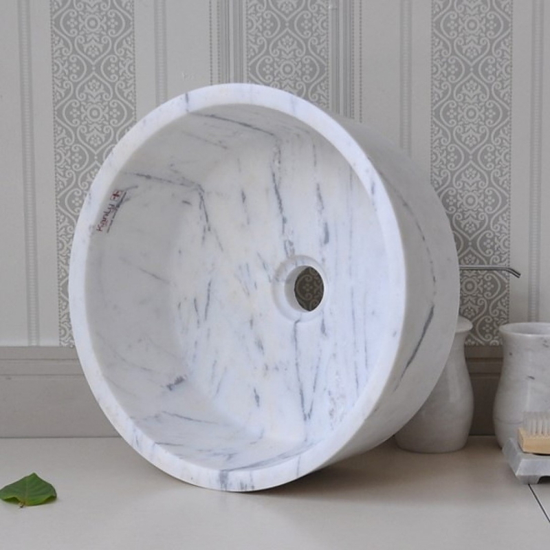 Chậu Rửa Mặt Đặt Bàn Đá Tự Nhiên Kanly MAR7E3