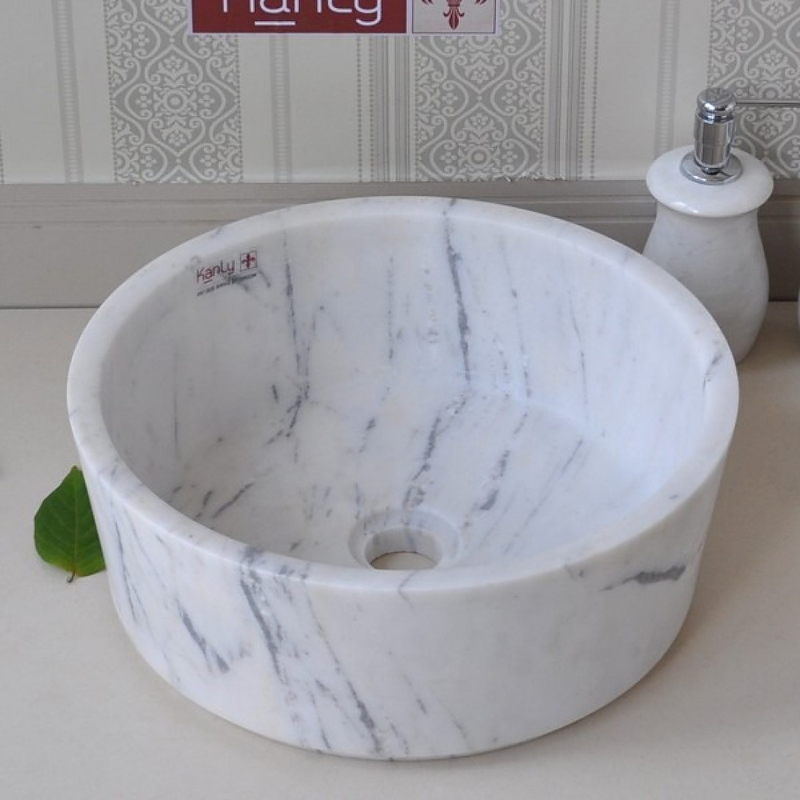 Chậu Rửa Mặt Đặt Bàn Đá Tự Nhiên Kanly MAR7E3
