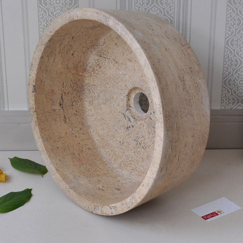 Chậu Rửa Mặt Đặt Bàn Đá Tự Nhiên Kanly MAR7E4
