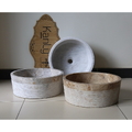 Chậu lavabo đá marble nguyên khối Kanly MAR8E