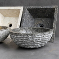 Chậu lavabo đặt bàn đá Marble tự nhiên Kanly MAR14Bi