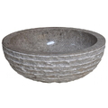 Chậu lavabo đặt bàn đá Marble tự nhiên Kanly MAR14Bi