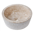 Chậu lavabo đặt bàn đá Marble tự nhiên Kanly MAR7E1i