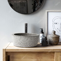 Chậu lavabo đặt bàn đá Marble tự nhiên Kanly MAR7E4i