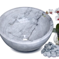 Chậu lavabo đặt bàn đá tự nhiên Kanly MAR133N