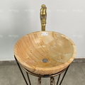 Chậu lavabo đặt bàn đá tự nhiên Kanly MAR13N