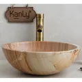 Chậu lavabo đặt bàn đá tự nhiên Kanly MAR13N