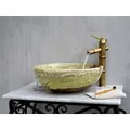 Chậu lavabo đặt bàn đá tự nhiên Kanly ONY12