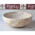 Chậu Rửa Mặt Đặt Bàn Đá Tự Nhiên Kanly MAR14V