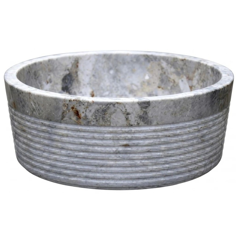 Chậu lavabo bằng đá chạy viền Kanly MAR8E1